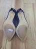 BCBGeneration 100% Leather Aztec Or Tribal Print Blue Heels Size 9 - photo 3