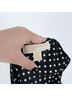 Michael Kors 100% Polyester Polka Dots Black White Sleeveless T-Shirt Size S - photo 4