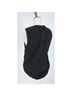 Michael Kors 100% Polyester Polka Dots Black White Sleeveless T-Shirt Size S - photo 3