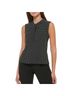 Michael Kors 100% Polyester Polka Dots Black White Sleeveless T-Shirt Size S - photo 1