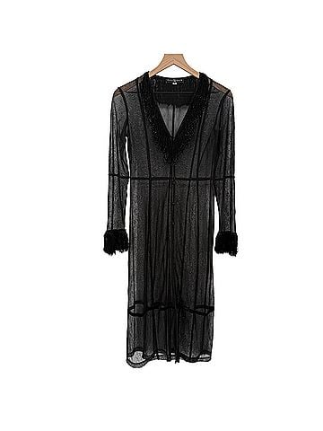 Sue Wong Whimsigoth Textured Duster Coat (view 1)