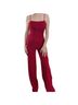 Lulus Burgundy Jumpsuit Size S - photo 2