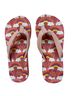 Reef Floral Multi Color Pink Flip Flops Size 4 - photo 1