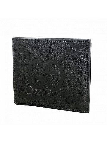 Gucci Gucci Jumbo GG Wallet 739479 Leather Black Men's (view 1)