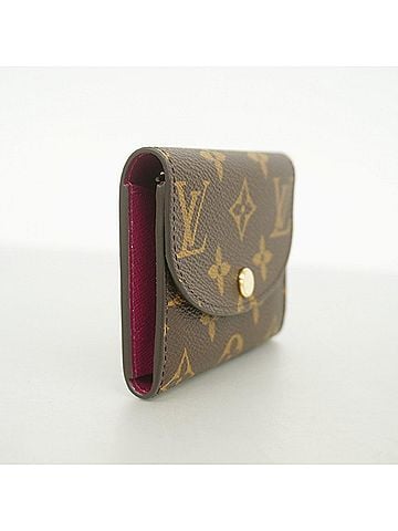 Louis Vuitton Louis Vuitton Monogram Portemonnaie Rosalie Wallet/Coin Case M41939 Brown Fuchsia Women's (view 2)