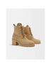 Maje 100% Leather Solid Tan Multi Color Boots Size 7 1/2 - photo 3