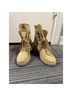Maje 100% Leather Solid Tan Multi Color Boots Size 7 1/2 - photo 4