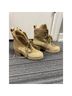 Maje 100% Leather Solid Tan Multi Color Boots Size 7 1/2 - photo 7