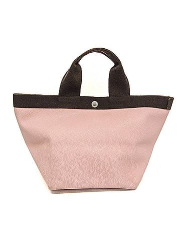 Herve Chapelier Hervé Chapelier GP Women's Canvas,Coated Canvas Tote Bag Brown,Pink (view 1)