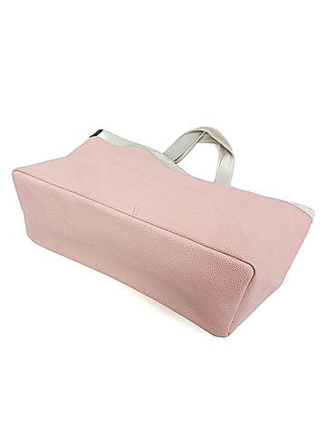 Herve Chapelier Hervé Chapelier GP Women's Canvas,Coated Canvas Tote Bag Silver,Pink (view 2)
