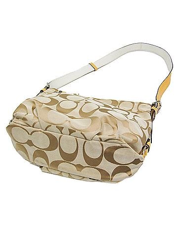 Coach Coach Signature F15067 Women's Canvas,Leather Shoulder Bag Light Beige (view 2)