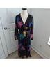 Kobi Halperin 100% Polyester Floral Black Casual Dress Size L - photo 4