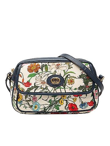 Gucci Small Canvas Flora Crossbody (view 1)
