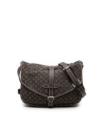 Louis Vuitton Monogram Mini Lin Saumur 30 (view 1)