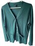 Talbots 100% Merino Solid Green Wool Cardigan Size L - photo 1