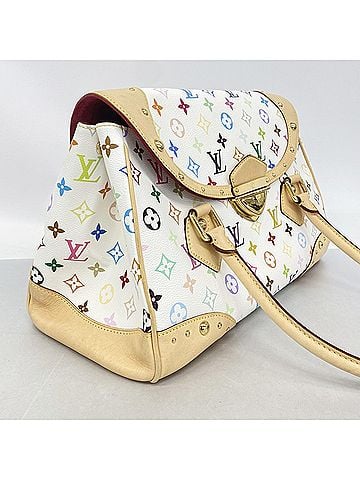 Louis Vuitton Louis Vuitton Monogram Multicolor Beverly GM Handbag M40201 Blanc (Women's) (view 2)