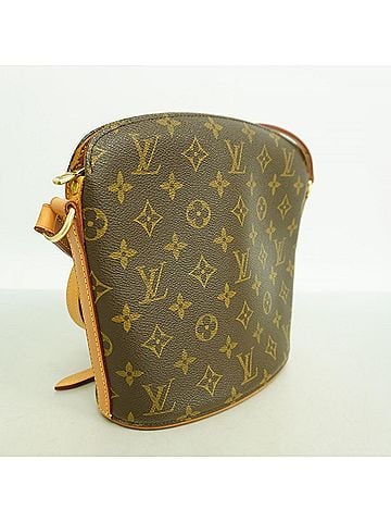 Louis Vuitton Louis Vuitton Monogram Druot Shoulder Bag M51290 Brown Women's (view 2)