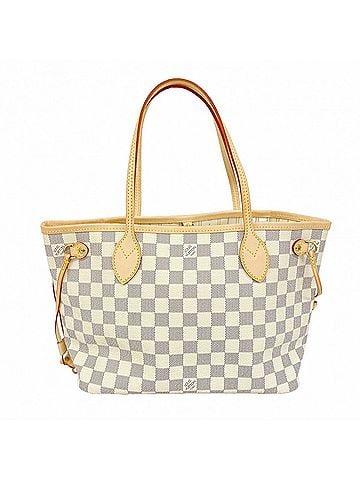 Louis Vuitton Louis Vuitton Damier Azur Neverfull PM Tote Bag N51110 White Women's (view 1)