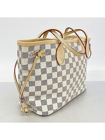 Louis Vuitton Louis Vuitton Damier Azur Neverfull PM Tote Bag N51110 White Women's (view 2)