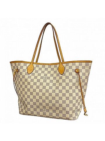 Louis Vuitton Louis Vuitton Damier Azur Neverfull MM Tote Bag N51107 White Women's (view 1)