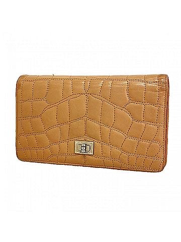 Chanel Chanel Long Wallet 2.55 Leather Beige Women's (view 1)