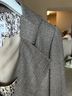 Armani Collezioni 100% Wool Tweed Brown Tan Wool Blazer Size 12 - photo 5