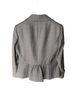 Armani Collezioni 100% Wool Tweed Brown Tan Wool Blazer Size 12 - photo 2