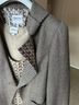 Armani Collezioni 100% Wool Tweed Brown Tan Wool Blazer Size 12 - photo 13