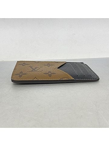 Louis Vuitton Louis Vuitton Monogram Reverse Portecartoromie Wallet/Coin Case M81912 Brown Black Women's (view 2)