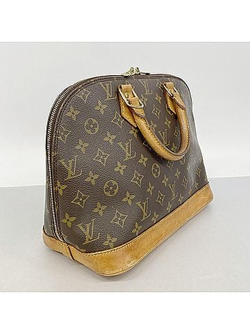 Louis Vuitton Louis Vuitton Alma Monogram Handbag M51130 Brown Women's (view 2)