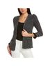 Nic + Zoe Houndstooth Black White Jacket Size XL - photo 1