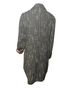 Sundance Checkered-gingham Floral Black White Trenchcoat Size XL - photo 2