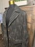 Sundance Checkered-gingham Floral Black White Trenchcoat Size XL - photo 4