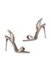 Aquazzura 100% Leather Silver Sandals Size EU 38 - photo 2