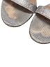 Aquazzura 100% Leather Silver Sandals Size EU 38 - photo 6
