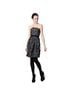 Marc Jacobs Floral Black Gray Cocktail Dress Size 4 - photo 2
