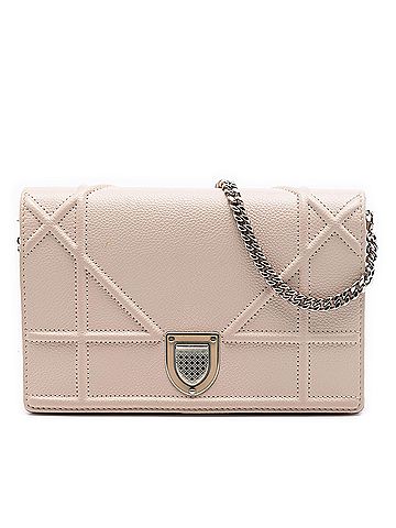 Dior Grained Calfskin Diorama Wallet on Chain (view 1)
