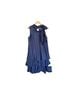 Robbie Bee 98% Polyester 2% Spandex 100% Polyester Solid Blue Cocktail Dress Size 10 - photo 1