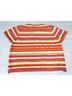 Alfred Dunner Stripes Orange Gold Tan Pullover Sweater Size 3X - photo 3