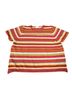 Alfred Dunner Stripes Orange Gold Tan Pullover Sweater Size 3X - photo 1