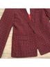 Joie 100% Polyester Checkered-gingham Orange Purple Blazer Size 6 - photo 5