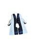 Tory Burch 100% Leather Solid White Black Flats Size 7 - photo 4