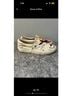 Vans 100% Canvas Graphic White Orange Black Sneakers Size 8 - photo 4