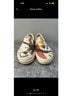 Vans 100% Canvas Graphic White Orange Black Sneakers Size 8 - photo 3