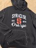 Gameday couture Graphic Black White Orange Pullover Hoodie Size M - photo 5