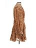 Parker Floral Brown Cocktail Dress Size 10 - photo 4