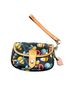 Dooney & Bourke Bow Print Black Yellow Wristlet One size - photo 3