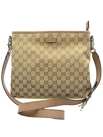 Gucci Gucci GG Canvas Shoulder Bag 388924 Leather Beige Brown Pink Women's (view 2)