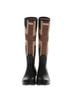 Hunter Graphic Black Multi Color Rain Boots Size 8 - photo 2