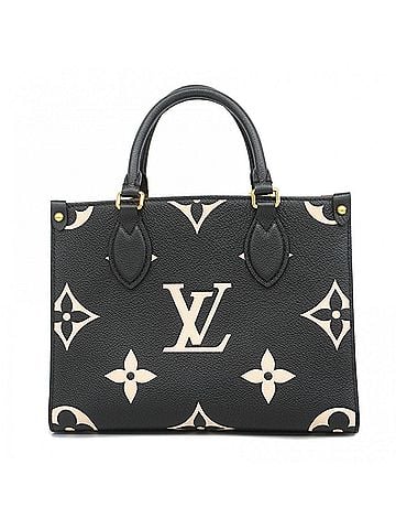 Louis Vuitton Louis Vuitton Monogram Empreinte Bicolor OnTheGo PM Handbag M45659 Black Beige Women's (view 1)
